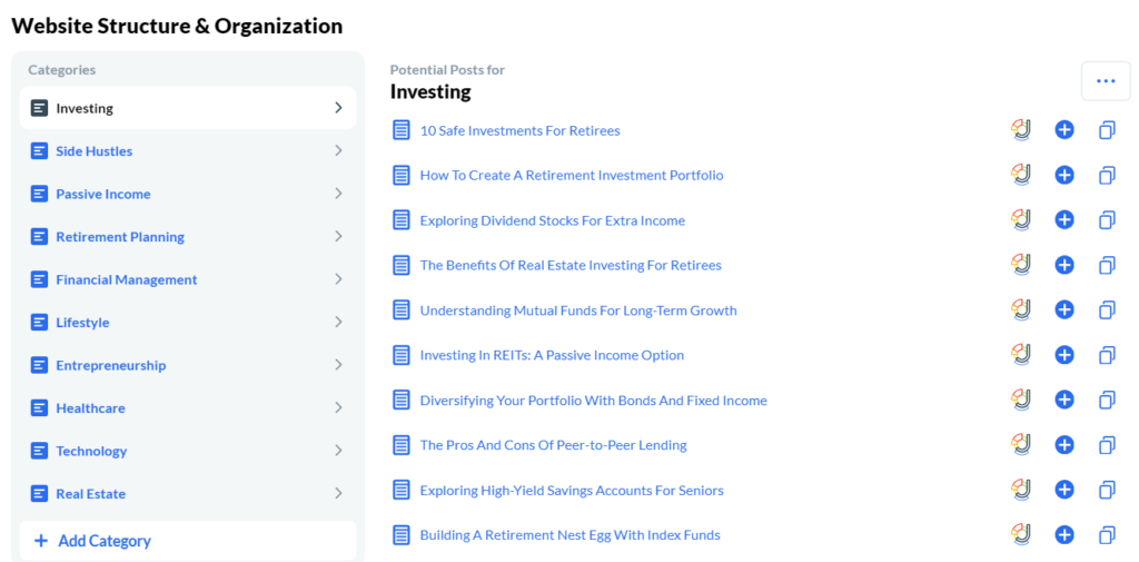 Website Structure