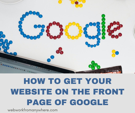How to get your website on the front page of Google