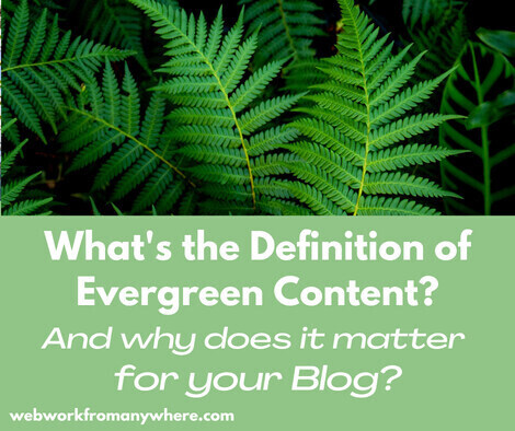 What is the definition of evergreen content