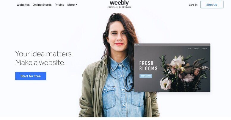 Weebly Landing Page