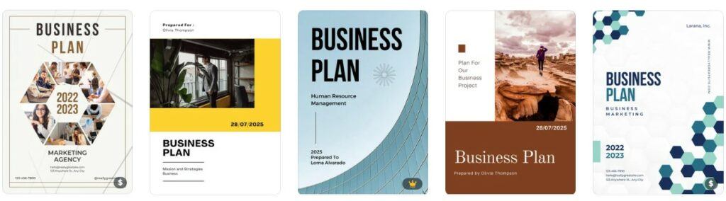 Canva Business Plans