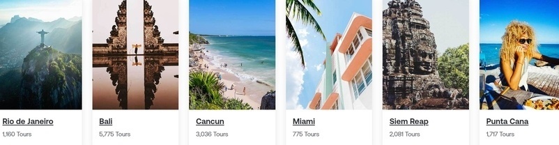 Viator Warm Destinations