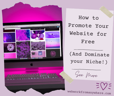 How to Promote Your Website for Free