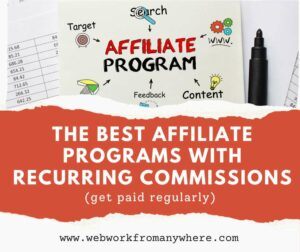 The Best Affiliate Programs with Recurring Commissions