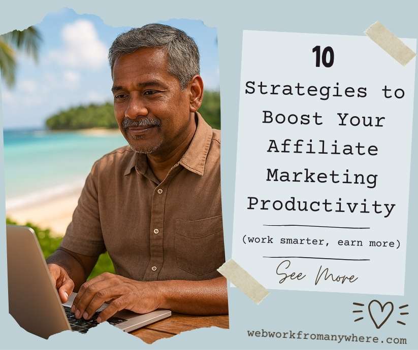 10 Strategies to boost your affiliate marketing productivity