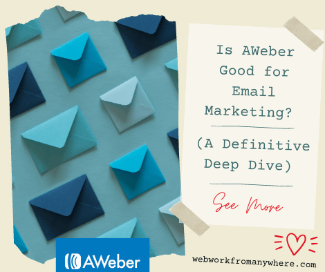 is aweber good for email marketing