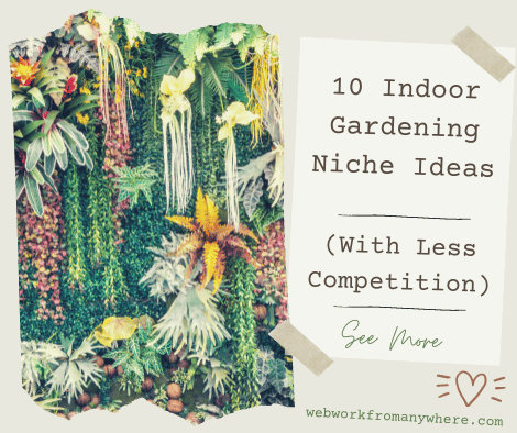 10 Indoor Gardening Niche Ideas with Less Competition