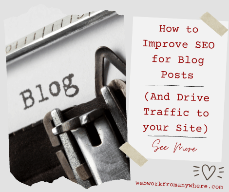 How to Improve SEO for Blog Posts