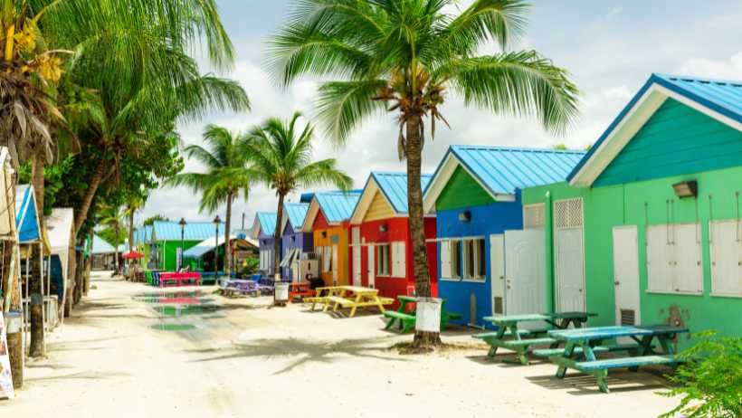 Colorful Houses on Barbados
