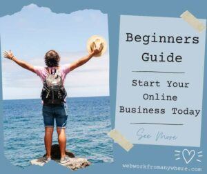 Beginners Guide - Start your online business today