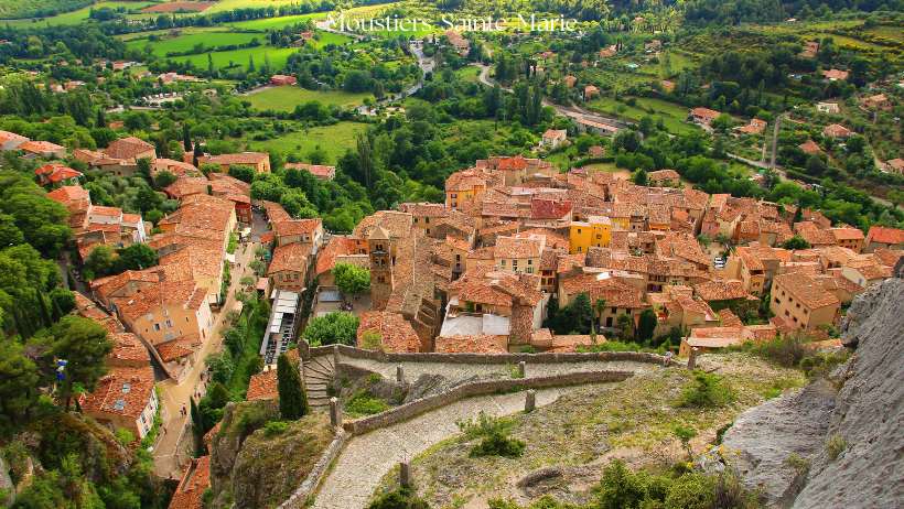 French villages for remote working destinations - Moustiers-Sainte-Marie