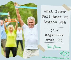 What Items sell best on Amazon FBA for beginners over 50