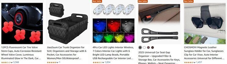 What Items Sell Best on Amazon FBA for Beginners - car accessories