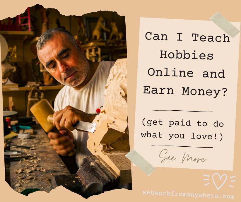 Can I Teach Hobbies Online and Earn Money
