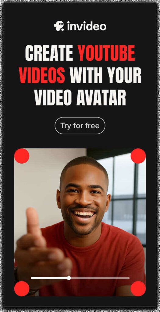 Invideo Avatar Ad