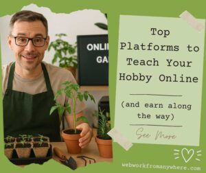 Top Platforms to Teach Your Hobby Online