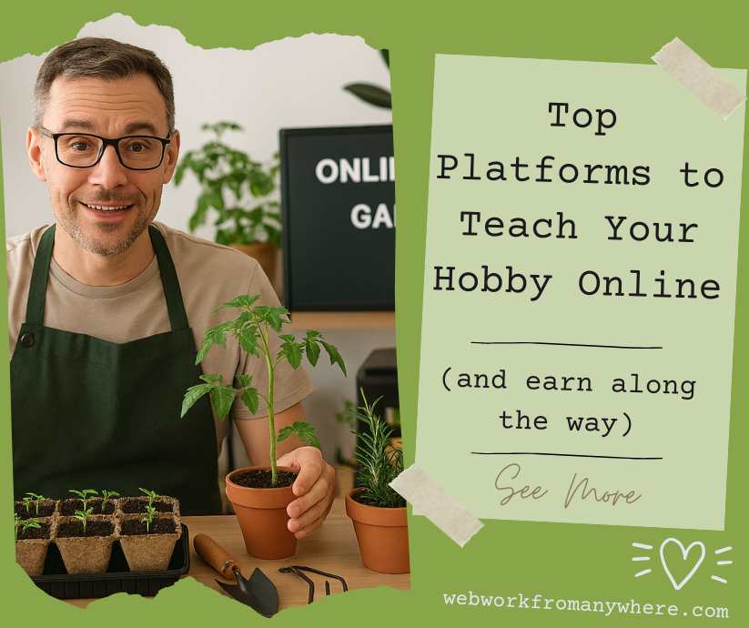 Top Platforms to Teach Your Hobby Online