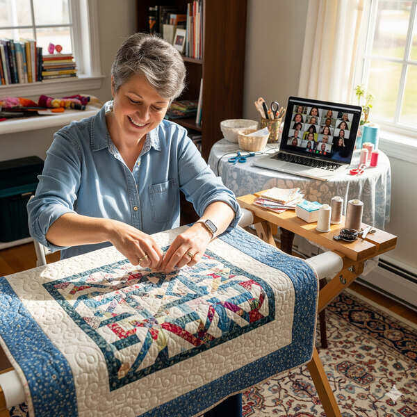 systeme.io for teaching quilting online