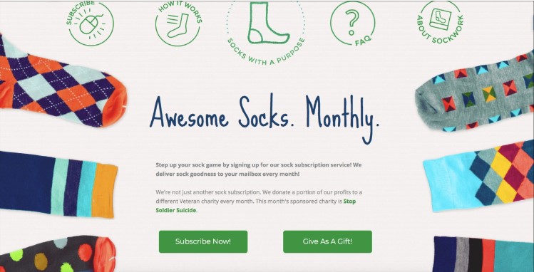 Landingi Landing Pages Subscription Socks