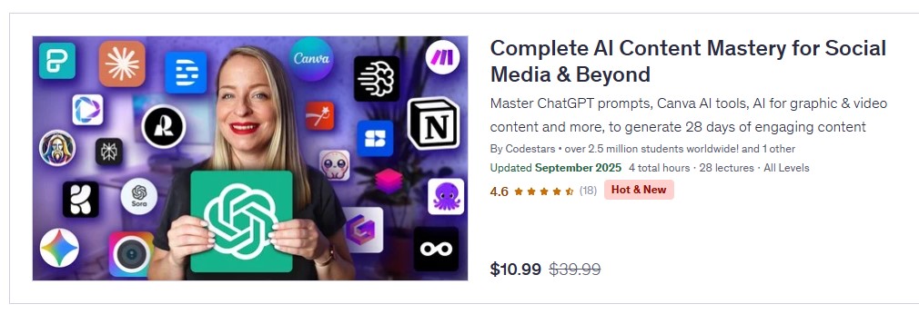 Udemy Social Media Marketing Courses