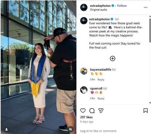 Social Media behind the scenes Instagram