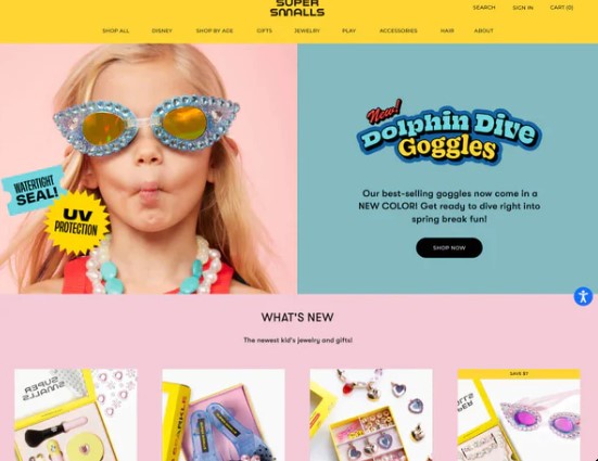 Shopify Review for beginners  - website example